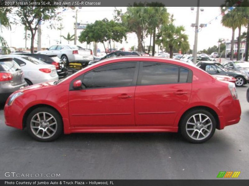 Red Alert / SE-R Charcoal 2007 Nissan Sentra SE-R