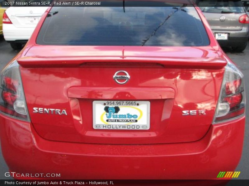 Red Alert / SE-R Charcoal 2007 Nissan Sentra SE-R