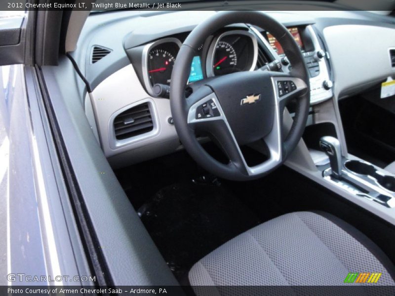 Twilight Blue Metallic / Jet Black 2012 Chevrolet Equinox LT