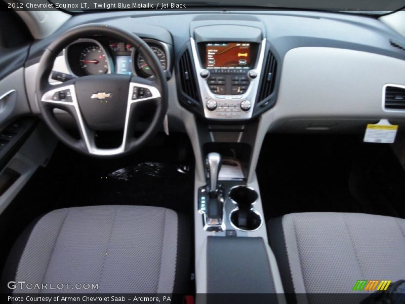 Twilight Blue Metallic / Jet Black 2012 Chevrolet Equinox LT