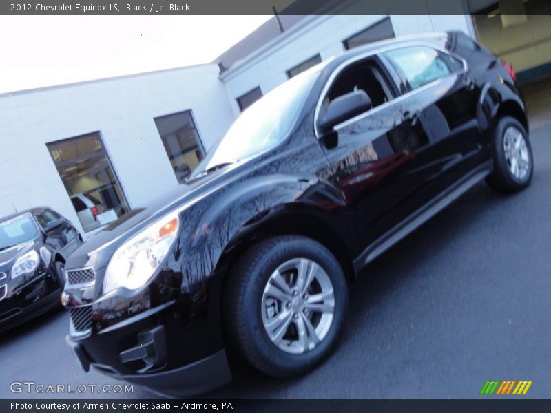 Black / Jet Black 2012 Chevrolet Equinox LS