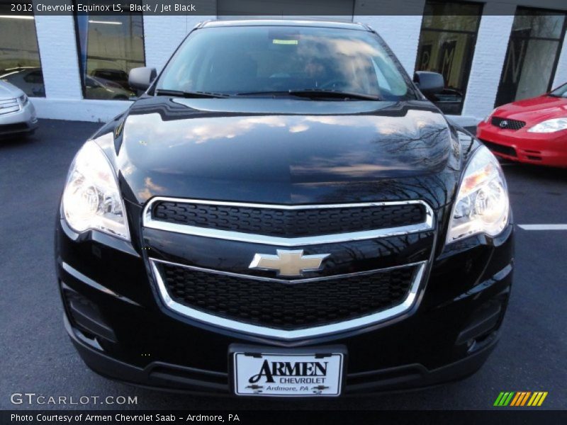Black / Jet Black 2012 Chevrolet Equinox LS