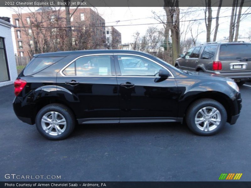 Black / Jet Black 2012 Chevrolet Equinox LS