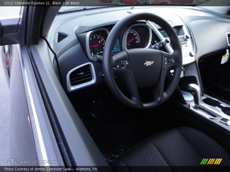 Black / Jet Black 2012 Chevrolet Equinox LS