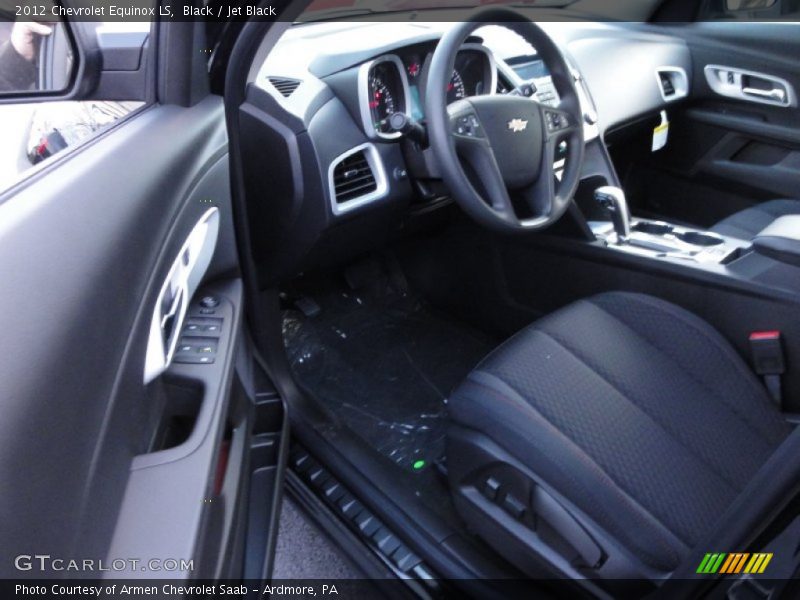 Black / Jet Black 2012 Chevrolet Equinox LS
