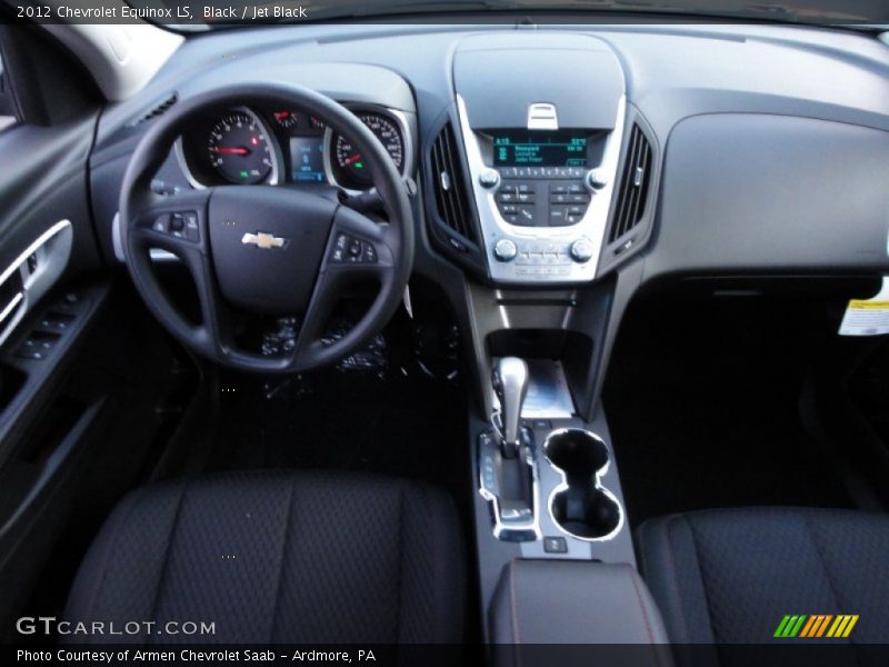 Black / Jet Black 2012 Chevrolet Equinox LS