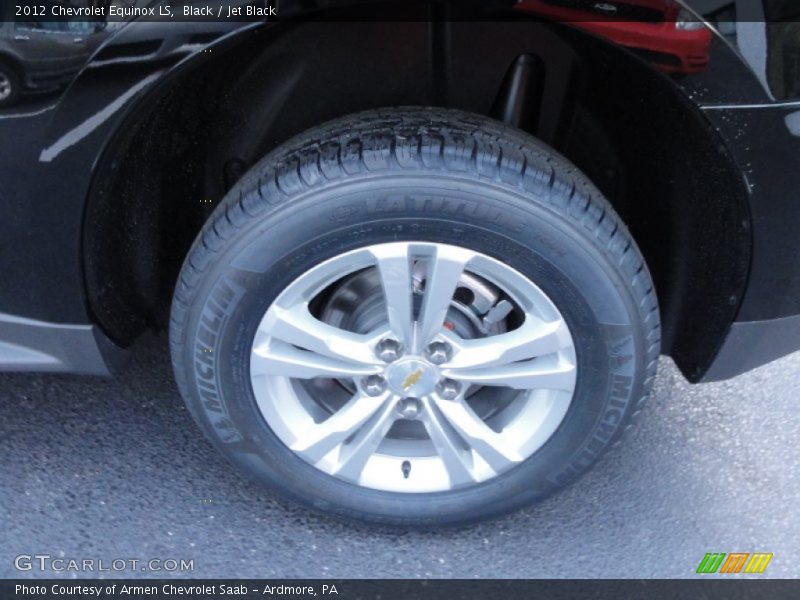 Black / Jet Black 2012 Chevrolet Equinox LS