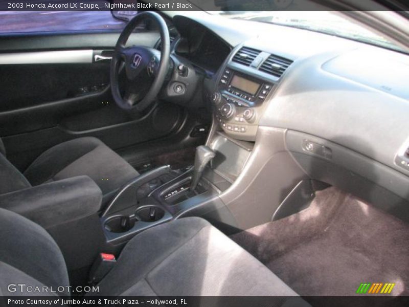 Nighthawk Black Pearl / Black 2003 Honda Accord LX Coupe