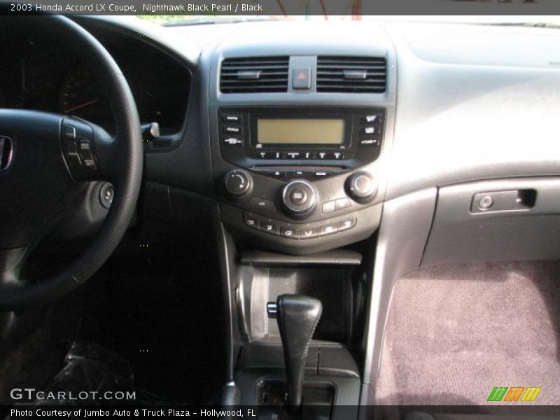 Nighthawk Black Pearl / Black 2003 Honda Accord LX Coupe
