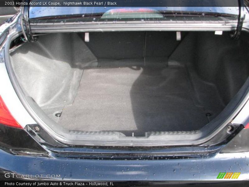Nighthawk Black Pearl / Black 2003 Honda Accord LX Coupe