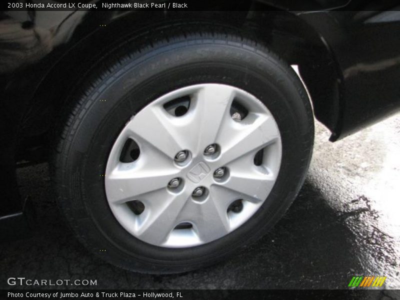 Nighthawk Black Pearl / Black 2003 Honda Accord LX Coupe