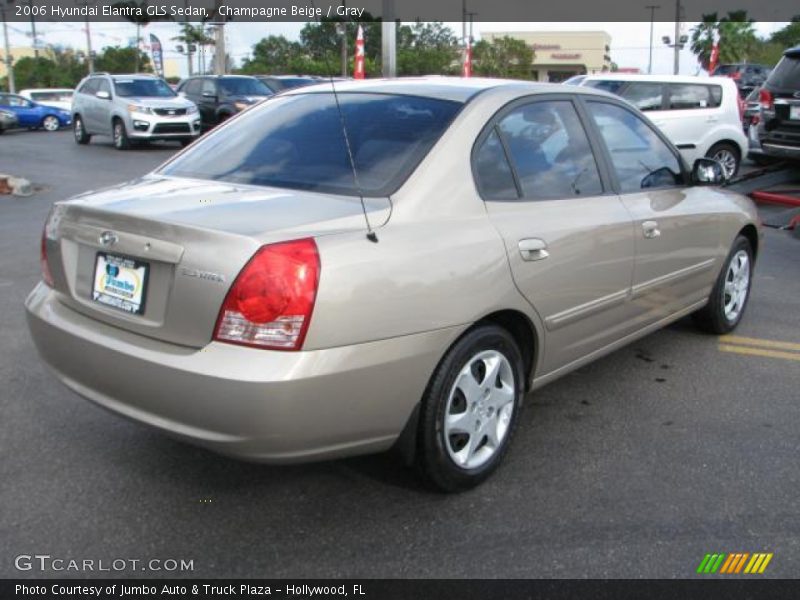 Champagne Beige / Gray 2006 Hyundai Elantra GLS Sedan