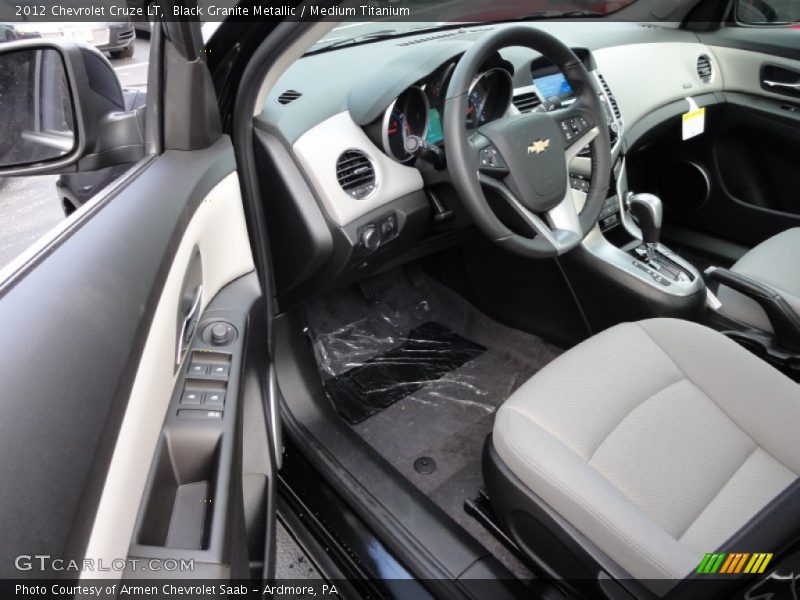 Black Granite Metallic / Medium Titanium 2012 Chevrolet Cruze LT