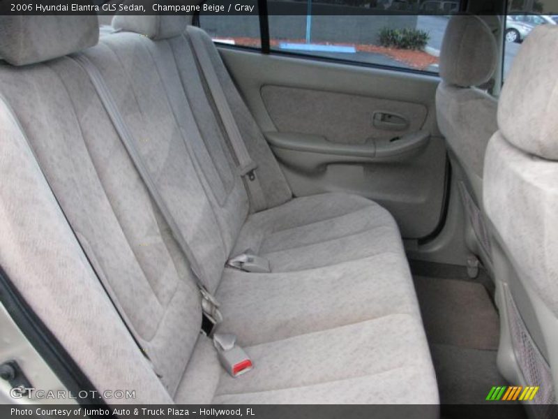 Champagne Beige / Gray 2006 Hyundai Elantra GLS Sedan