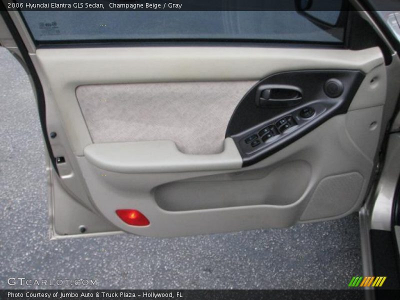 Champagne Beige / Gray 2006 Hyundai Elantra GLS Sedan
