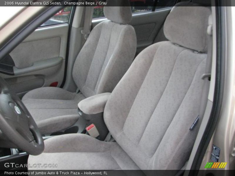 Champagne Beige / Gray 2006 Hyundai Elantra GLS Sedan