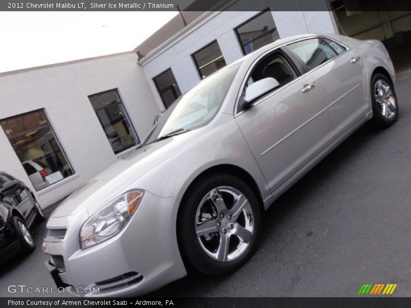 Silver Ice Metallic / Titanium 2012 Chevrolet Malibu LT