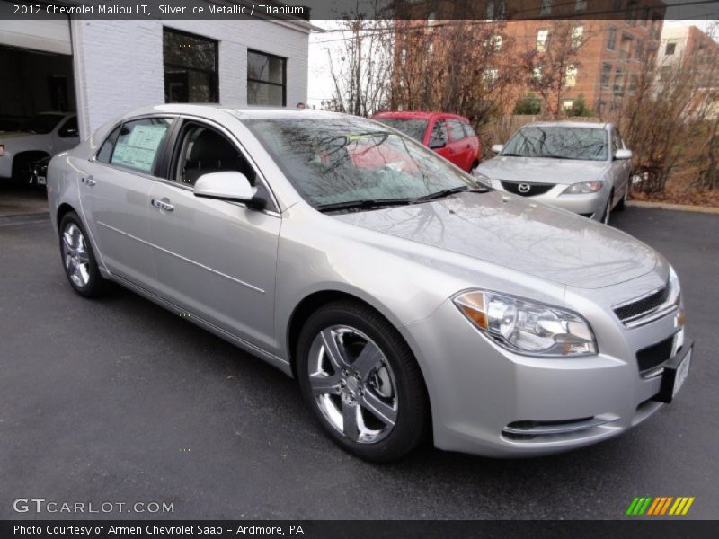 Silver Ice Metallic / Titanium 2012 Chevrolet Malibu LT