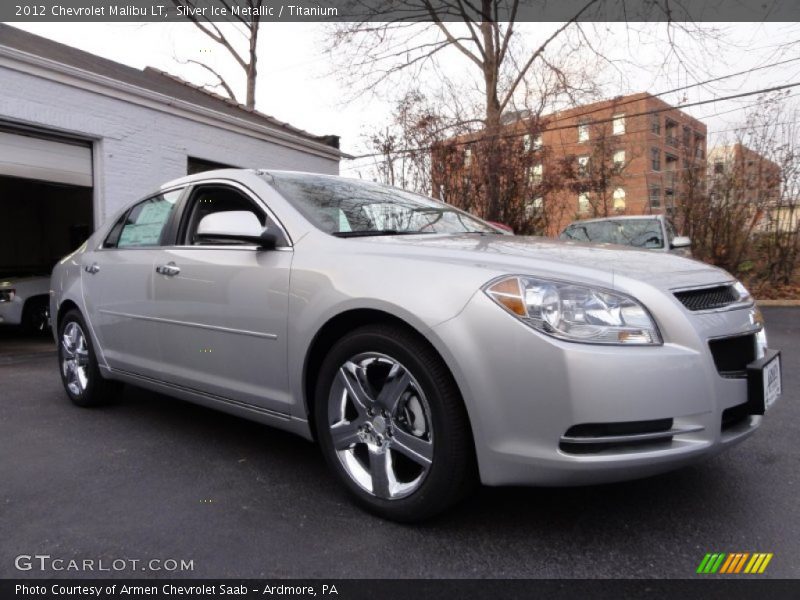Silver Ice Metallic / Titanium 2012 Chevrolet Malibu LT