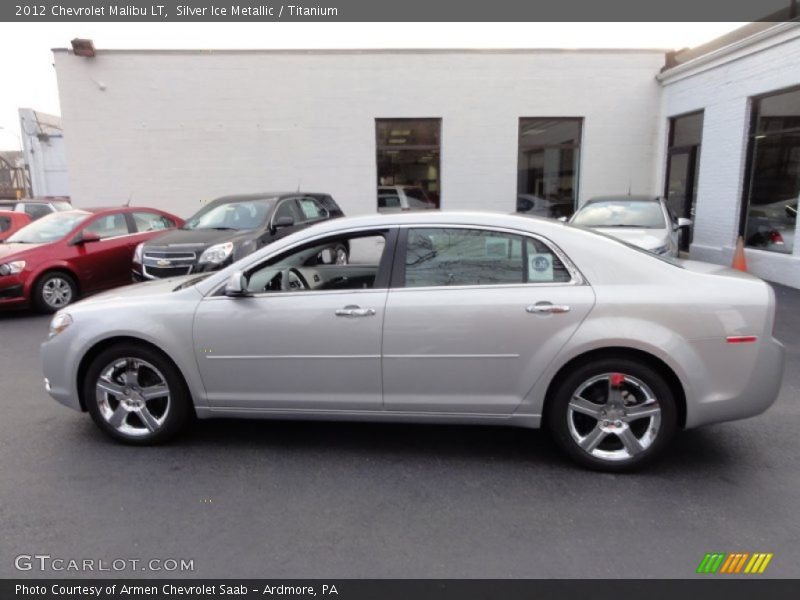 Silver Ice Metallic / Titanium 2012 Chevrolet Malibu LT