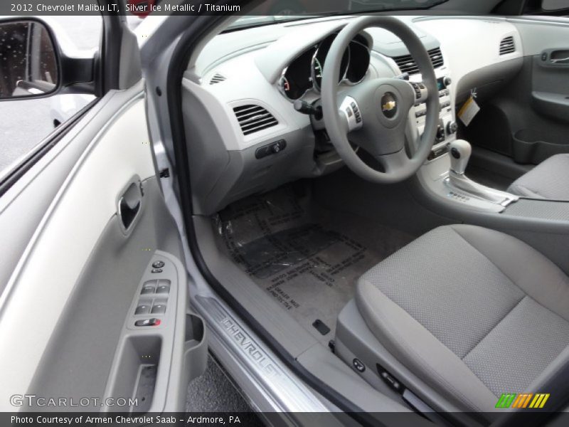 Silver Ice Metallic / Titanium 2012 Chevrolet Malibu LT