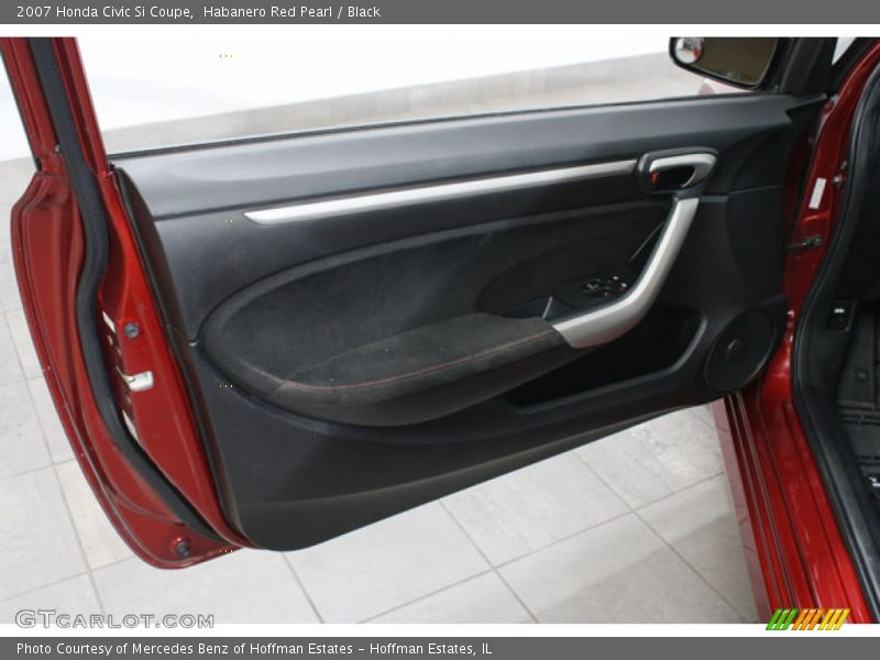 Habanero Red Pearl / Black 2007 Honda Civic Si Coupe