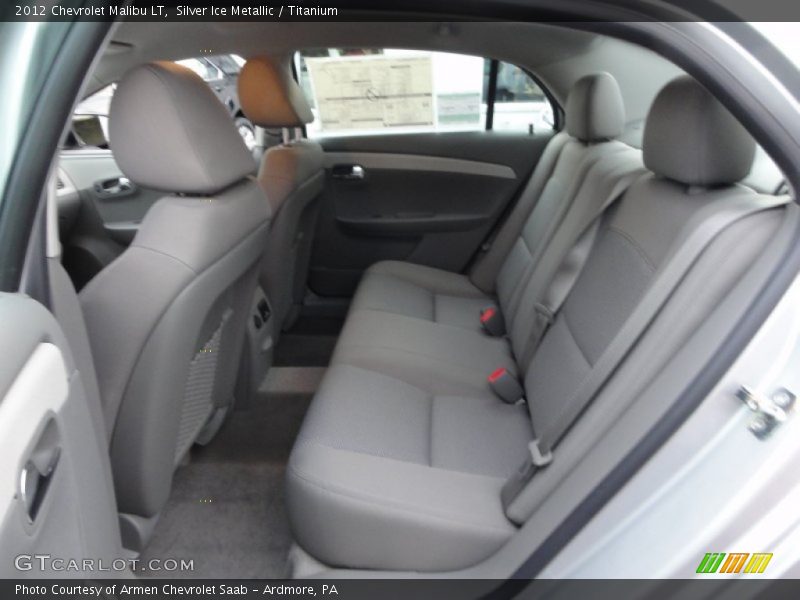 Silver Ice Metallic / Titanium 2012 Chevrolet Malibu LT
