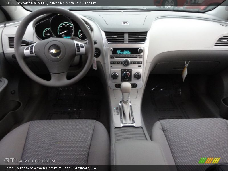 Silver Ice Metallic / Titanium 2012 Chevrolet Malibu LT