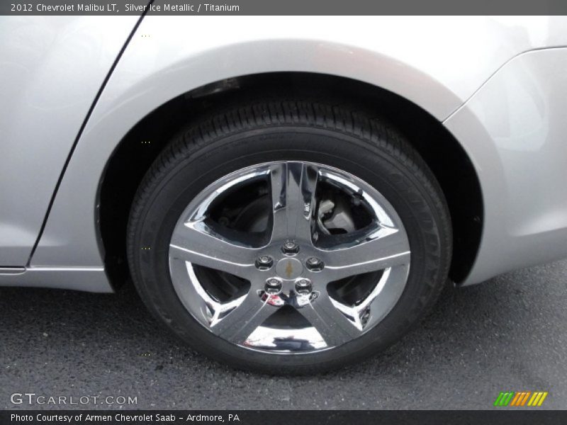 Silver Ice Metallic / Titanium 2012 Chevrolet Malibu LT