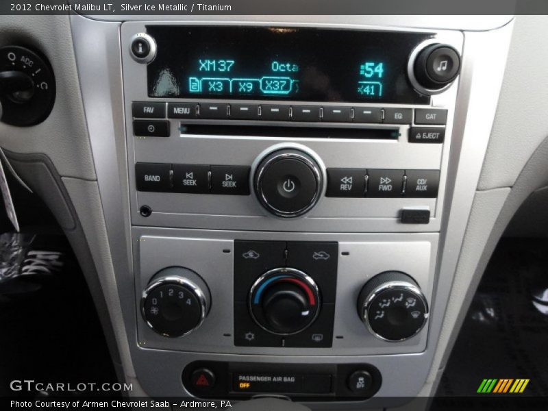 Silver Ice Metallic / Titanium 2012 Chevrolet Malibu LT