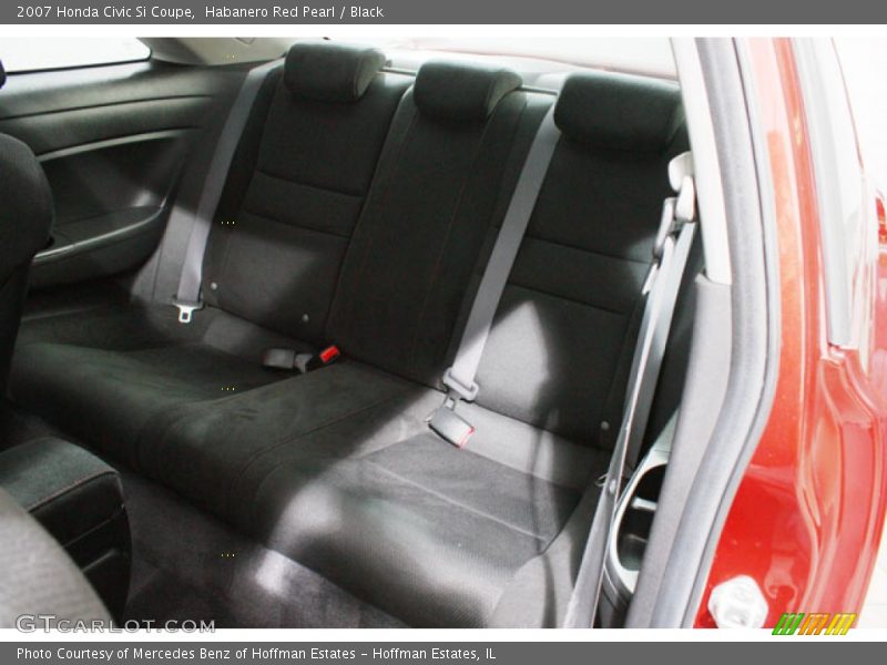 Habanero Red Pearl / Black 2007 Honda Civic Si Coupe