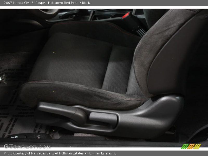Habanero Red Pearl / Black 2007 Honda Civic Si Coupe