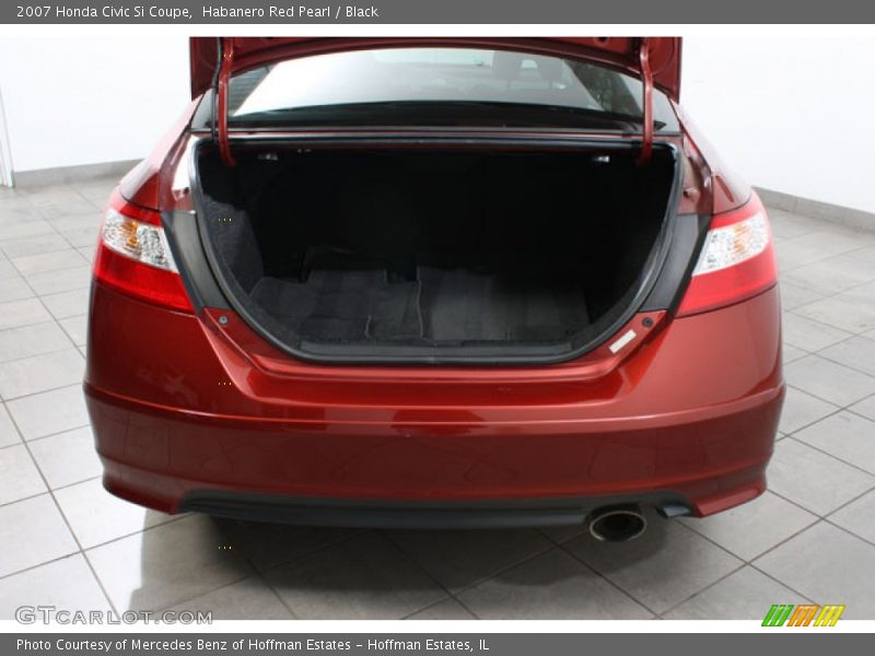Habanero Red Pearl / Black 2007 Honda Civic Si Coupe
