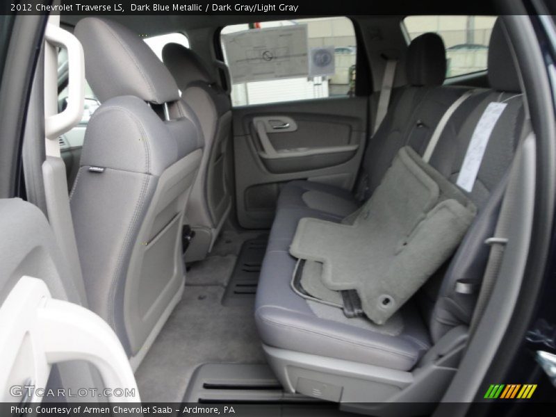 Dark Blue Metallic / Dark Gray/Light Gray 2012 Chevrolet Traverse LS