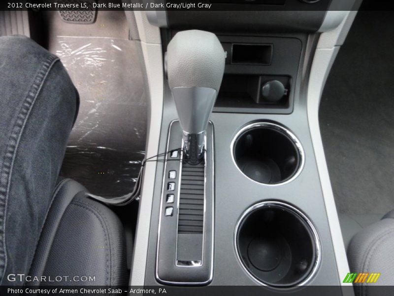 Dark Blue Metallic / Dark Gray/Light Gray 2012 Chevrolet Traverse LS