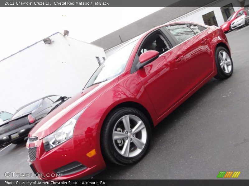 Crystal Red Metallic / Jet Black 2012 Chevrolet Cruze LT