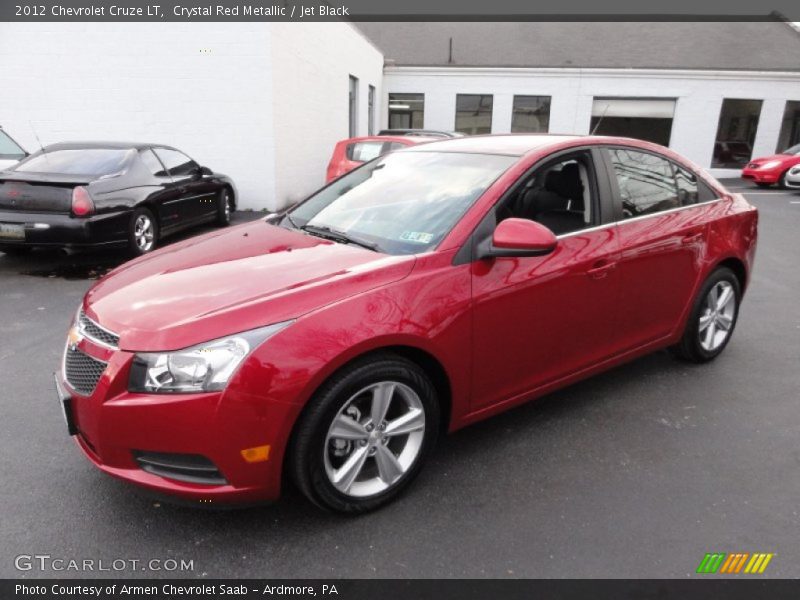 Crystal Red Metallic / Jet Black 2012 Chevrolet Cruze LT