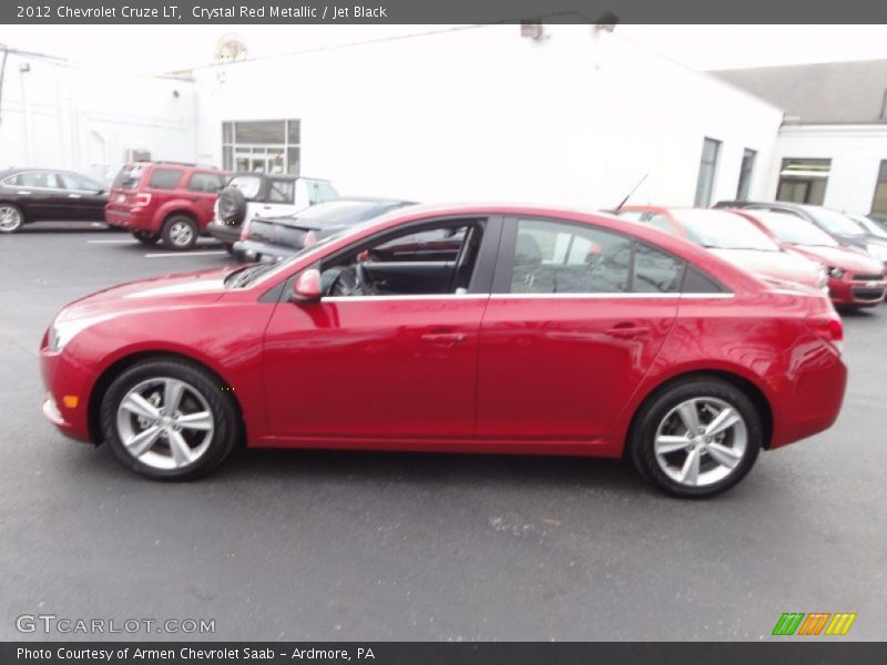 Crystal Red Metallic / Jet Black 2012 Chevrolet Cruze LT