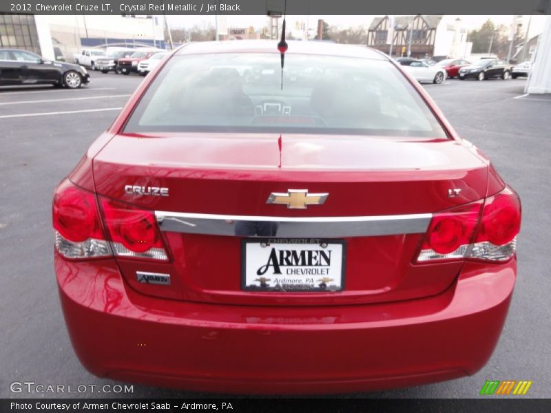Crystal Red Metallic / Jet Black 2012 Chevrolet Cruze LT