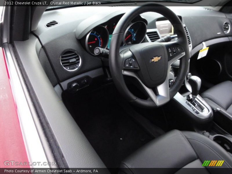 Crystal Red Metallic / Jet Black 2012 Chevrolet Cruze LT