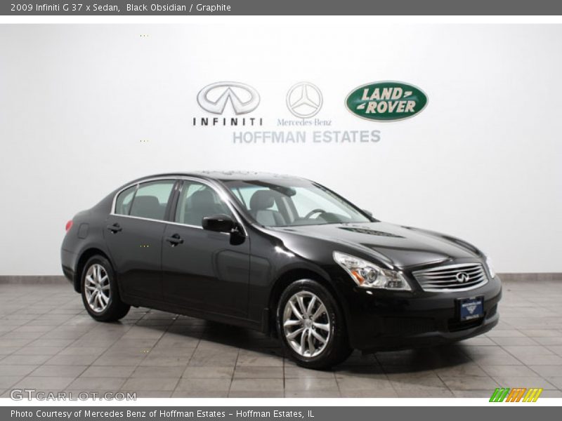 Black Obsidian / Graphite 2009 Infiniti G 37 x Sedan