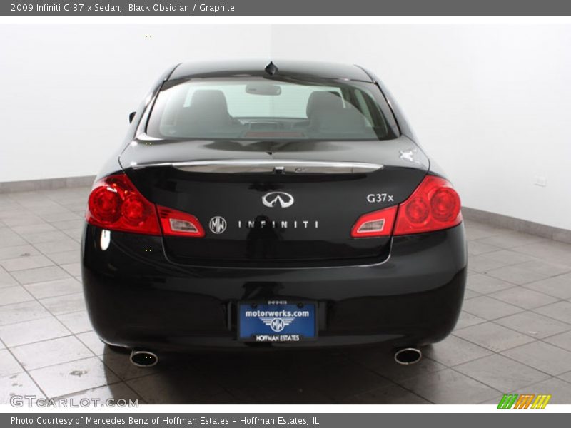 Black Obsidian / Graphite 2009 Infiniti G 37 x Sedan