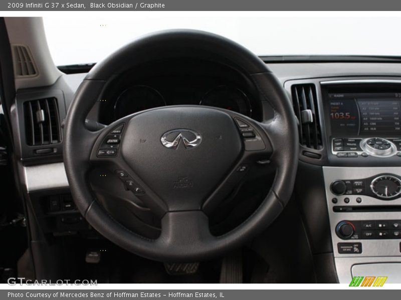 Black Obsidian / Graphite 2009 Infiniti G 37 x Sedan