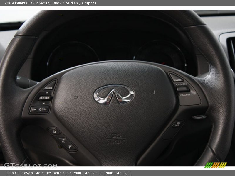 Black Obsidian / Graphite 2009 Infiniti G 37 x Sedan