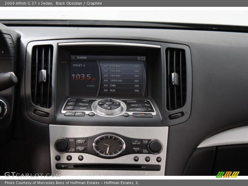 Black Obsidian / Graphite 2009 Infiniti G 37 x Sedan