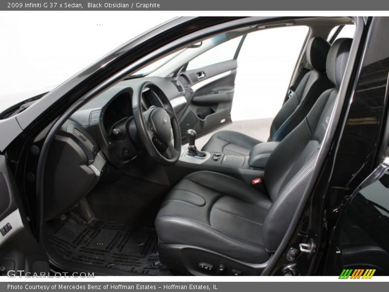 Black Obsidian / Graphite 2009 Infiniti G 37 x Sedan