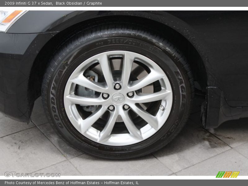 Black Obsidian / Graphite 2009 Infiniti G 37 x Sedan