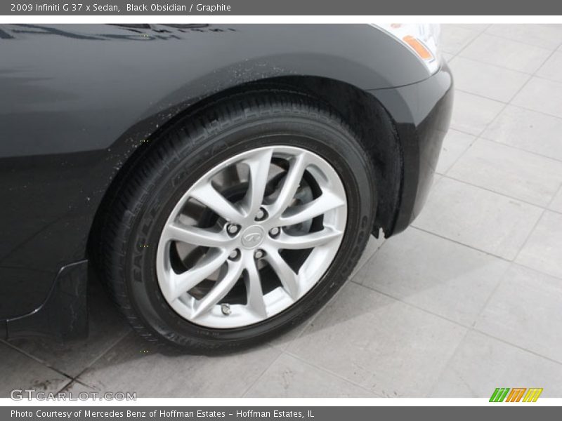 Black Obsidian / Graphite 2009 Infiniti G 37 x Sedan