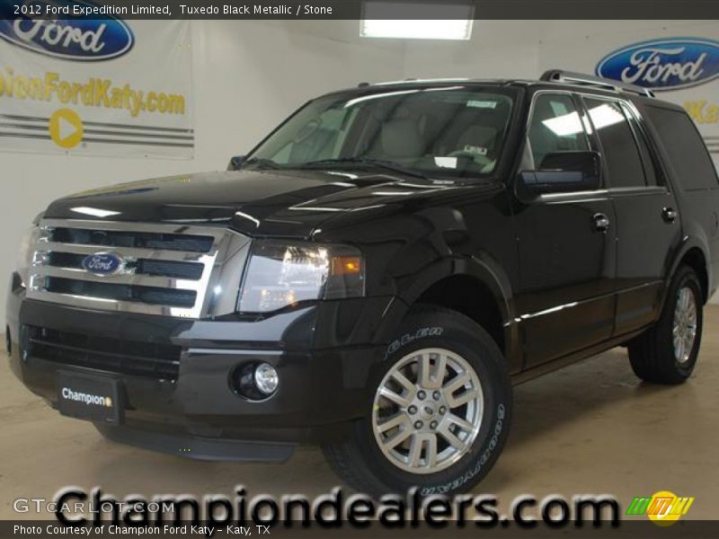 Tuxedo Black Metallic / Stone 2012 Ford Expedition Limited