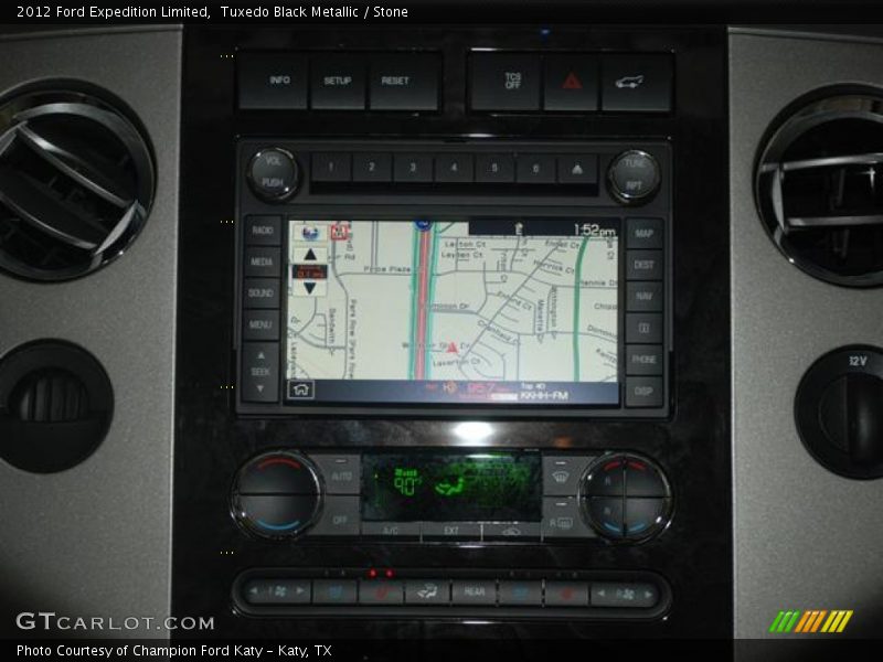 Tuxedo Black Metallic / Stone 2012 Ford Expedition Limited